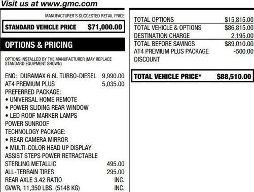 2025 GMC Sierra 2500 AT4