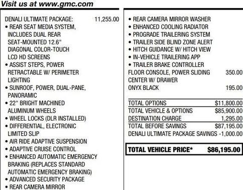 2021 GMC Yukon XL Denali