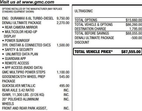 2023 GMC Sierra 2500 Denali