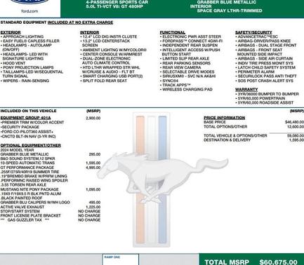 2024 Ford Mustang GT Premium