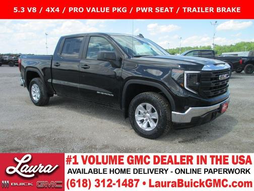 Onyx Black 2026 GMC Sierra 1500 Pro