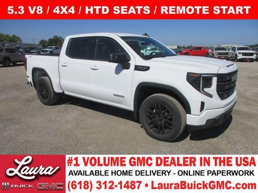 Summit White 2026 GMC Sierra 1500 Elevation