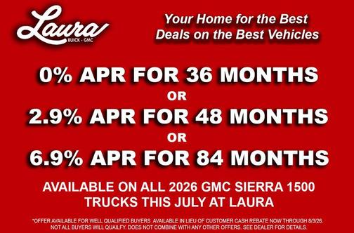 Summit White 2026 GMC Sierra 1500 Elevation