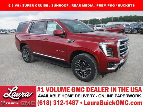 Volcanic Red 2026 GMC Yukon Elevation