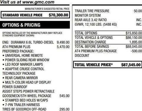 2024 GMC Sierra 3500 AT4