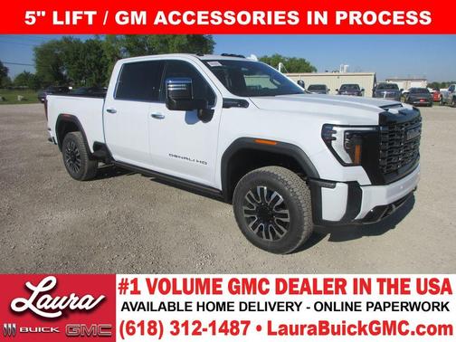 Glacier White 2026 GMC Sierra 2500 Denali Ultimate
