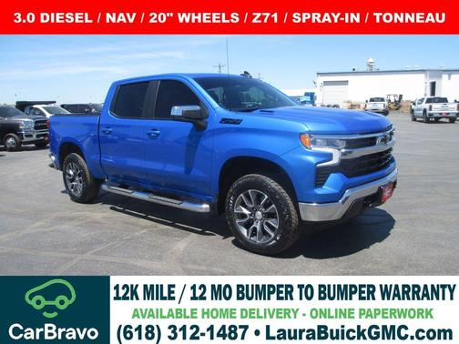 Rip Tide Blue 2025 Chevrolet Silverado 1500 LT