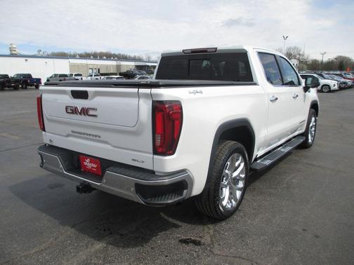 White Frost Tri-Coat 2019 GMC Sierra 1500 SLT