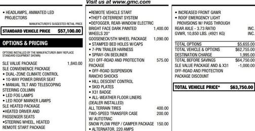 2025 GMC Sierra 2500 SLE