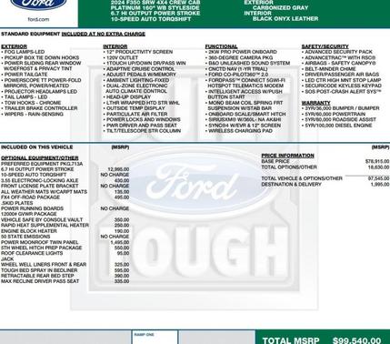 2024 Ford F-350 Platinum