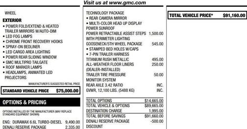 2025 GMC Sierra 3500 Denali