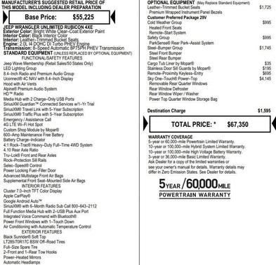 2021 Jeep Wrangler Unlimited 4xe Rubicon