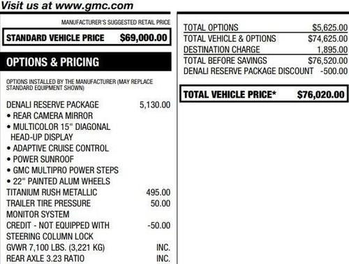 2023 GMC Sierra 1500 Denali