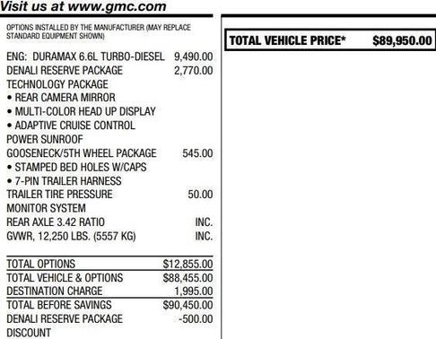 2024 GMC Sierra 3500 Denali