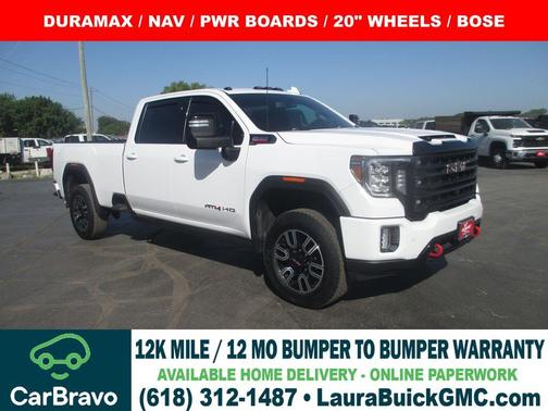 Summit White 2022 GMC Sierra 3500 AT4