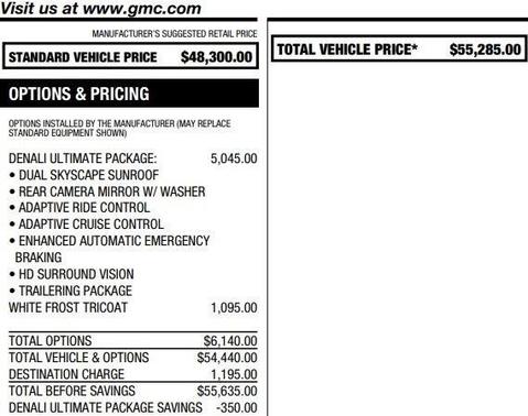 2021 GMC Acadia Denali