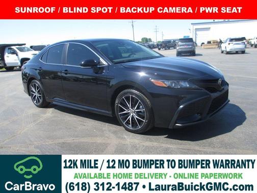 Midnight Black Metallic 2024 Toyota Camry SE