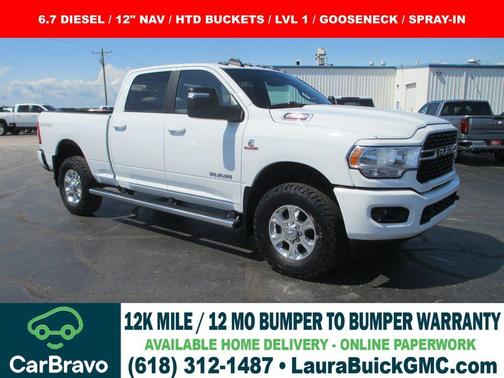 Bright White Clearcoat 2024 RAM 2500 Big Horn