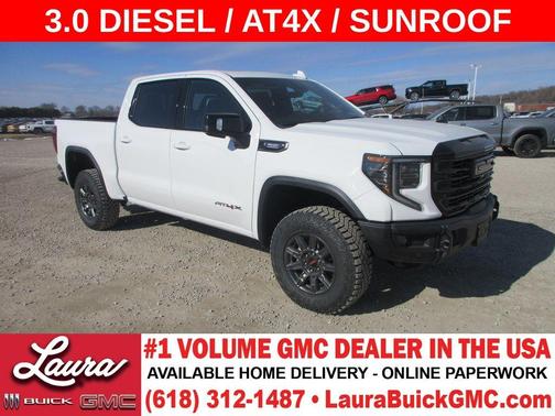 Summit White 2026 GMC Sierra 1500 AT4X