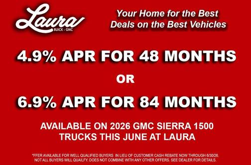 Summit White 2026 GMC Sierra 1500 AT4X
