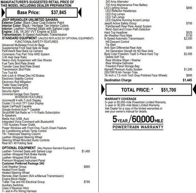 2018 Jeep Wrangler Unlimited Sahara