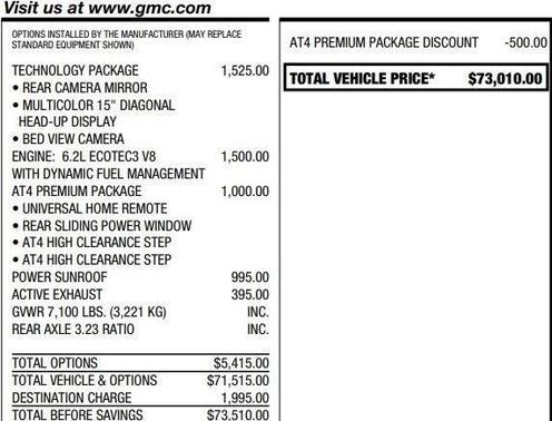 2024 GMC Sierra 1500 AT4