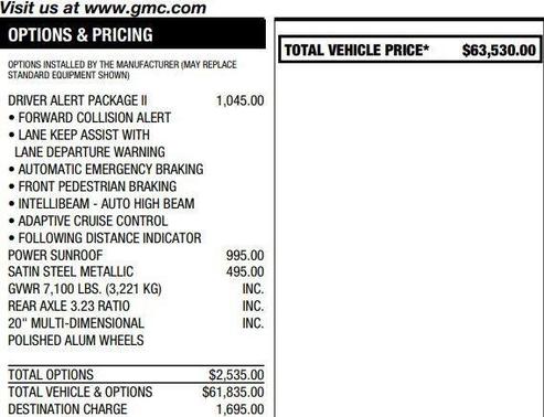 Satin Steel Metallic 2021 GMC Sierra 1500 Denali