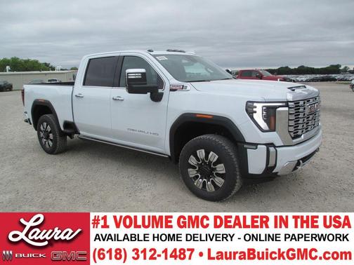 Glacier White 2026 GMC Sierra 2500 Denali