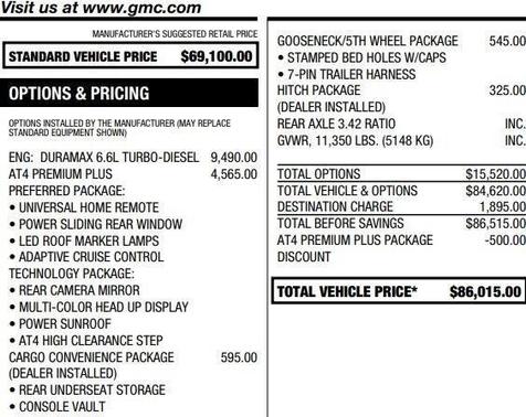 2024 GMC Sierra 2500 AT4