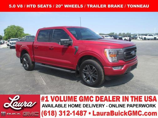 Rapid Red Metallic Tinted Clearcoat 2022 Ford F-150 XLT