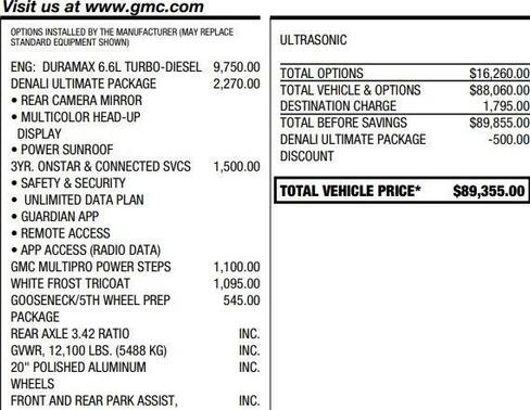 2023 GMC Sierra 3500 Denali