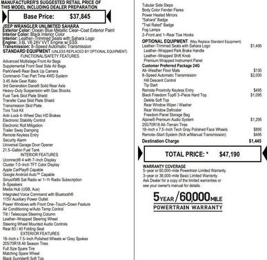 2018 Jeep Wrangler Unlimited Sahara