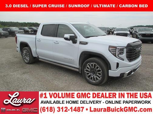 Glacier White 2026 GMC Sierra 1500 Denali Ultimate