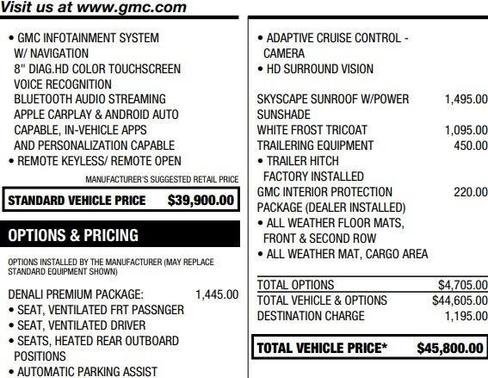 2020 GMC Terrain Denali