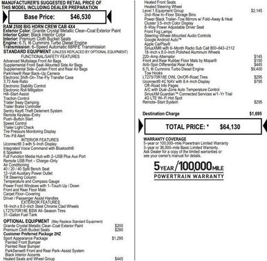 2021 RAM 2500 Big Horn