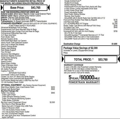 2021 RAM 1500 Big Horn