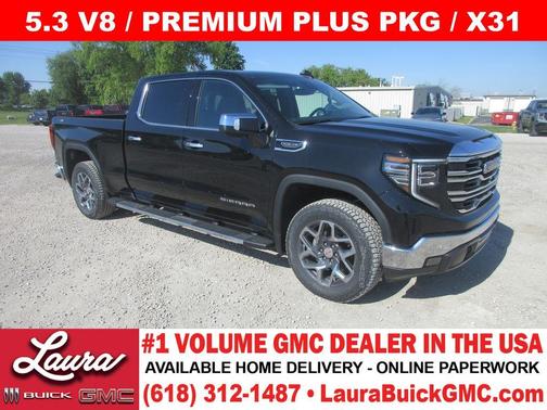Onyx Black 2026 GMC Sierra 1500 SLT