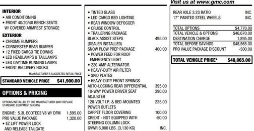 2023 GMC Sierra 1500 Pro