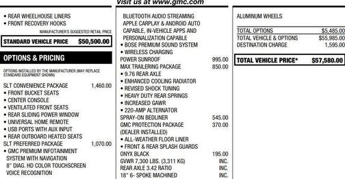 2020 GMC Sierra 1500 SLT