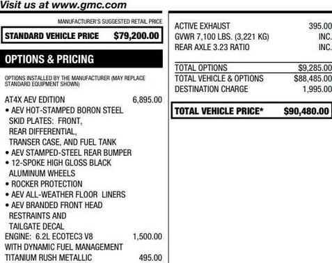 2024 GMC Sierra 1500 AT4X