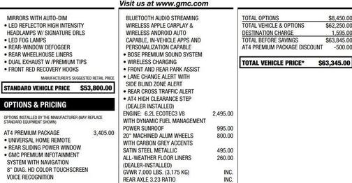 2021 GMC Sierra 1500 AT4