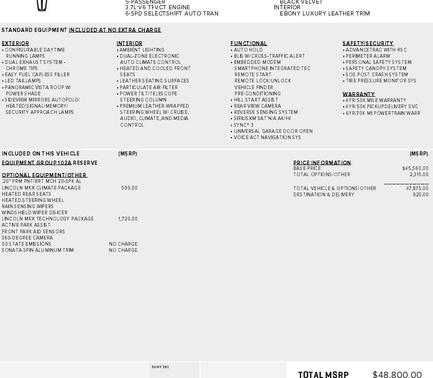 2017 Lincoln MKX Reserve