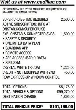 2023 Cadillac Escalade Sport