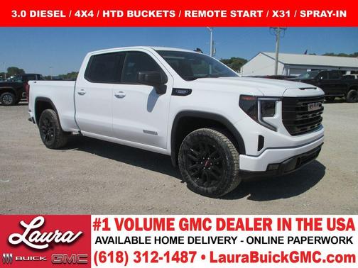Summit White 2026 GMC Sierra 1500 Elevation