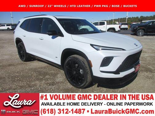White Tri-Coat 2026 Buick Enclave Sport Touring