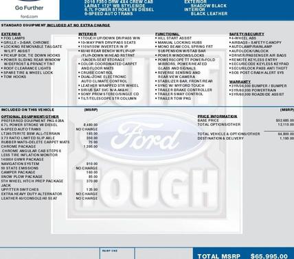 2016 Ford F-350 Lariat Super Duty