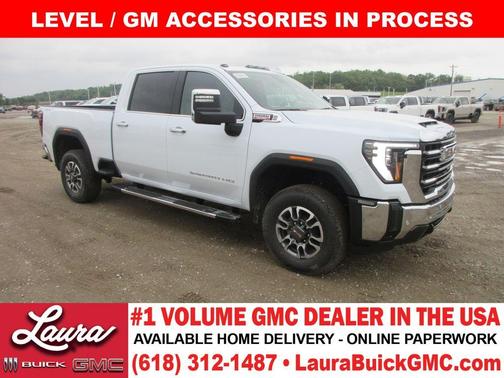 Glacier White 2026 GMC Sierra 2500 SLT