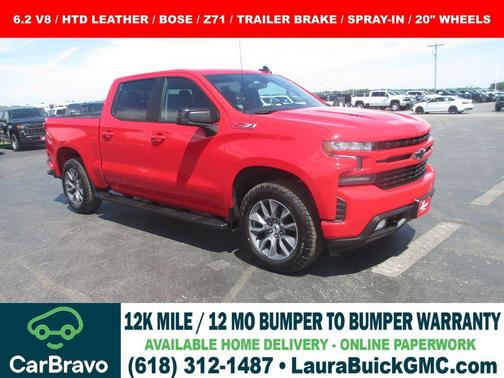 Red 2022 Chevrolet Silverado 1500 Limited RST