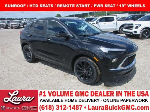 Ebony Twilight Metallic 2026 Buick Encore GX Sport Touring