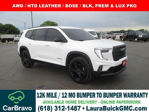 Summit White 2026 GMC Acadia Elevation